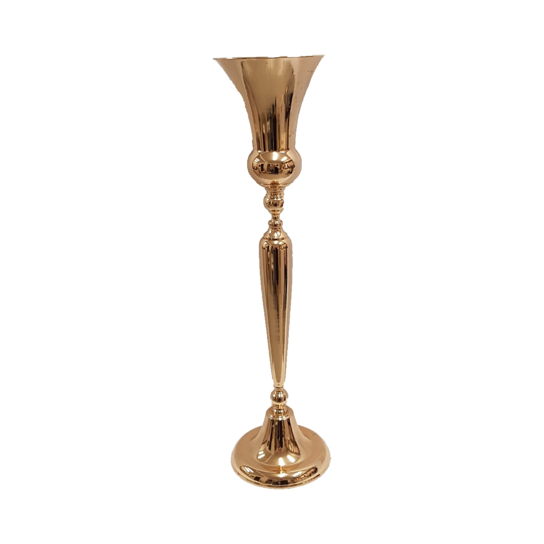 Tall Gold Vase