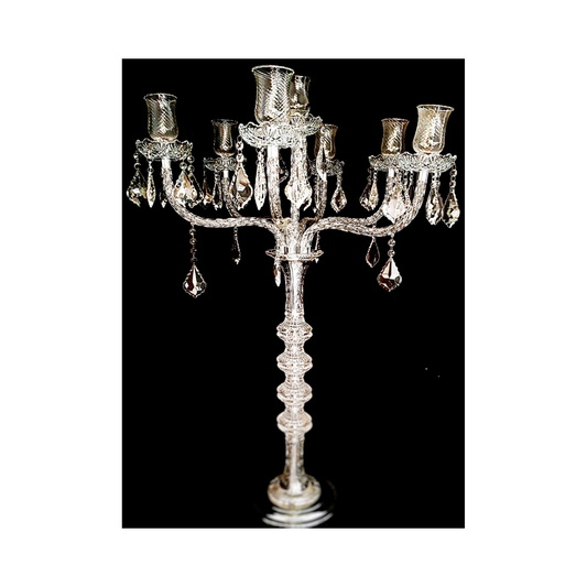 7 Arm Crystal Candelabra