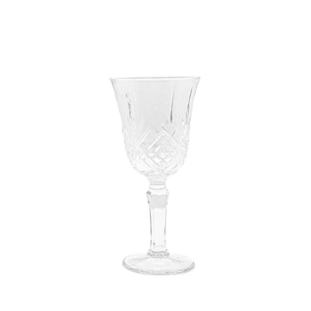 Crystal Cut Wine Glass