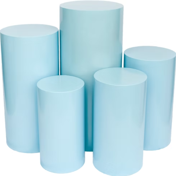 5-Piece Blue Plinth Set