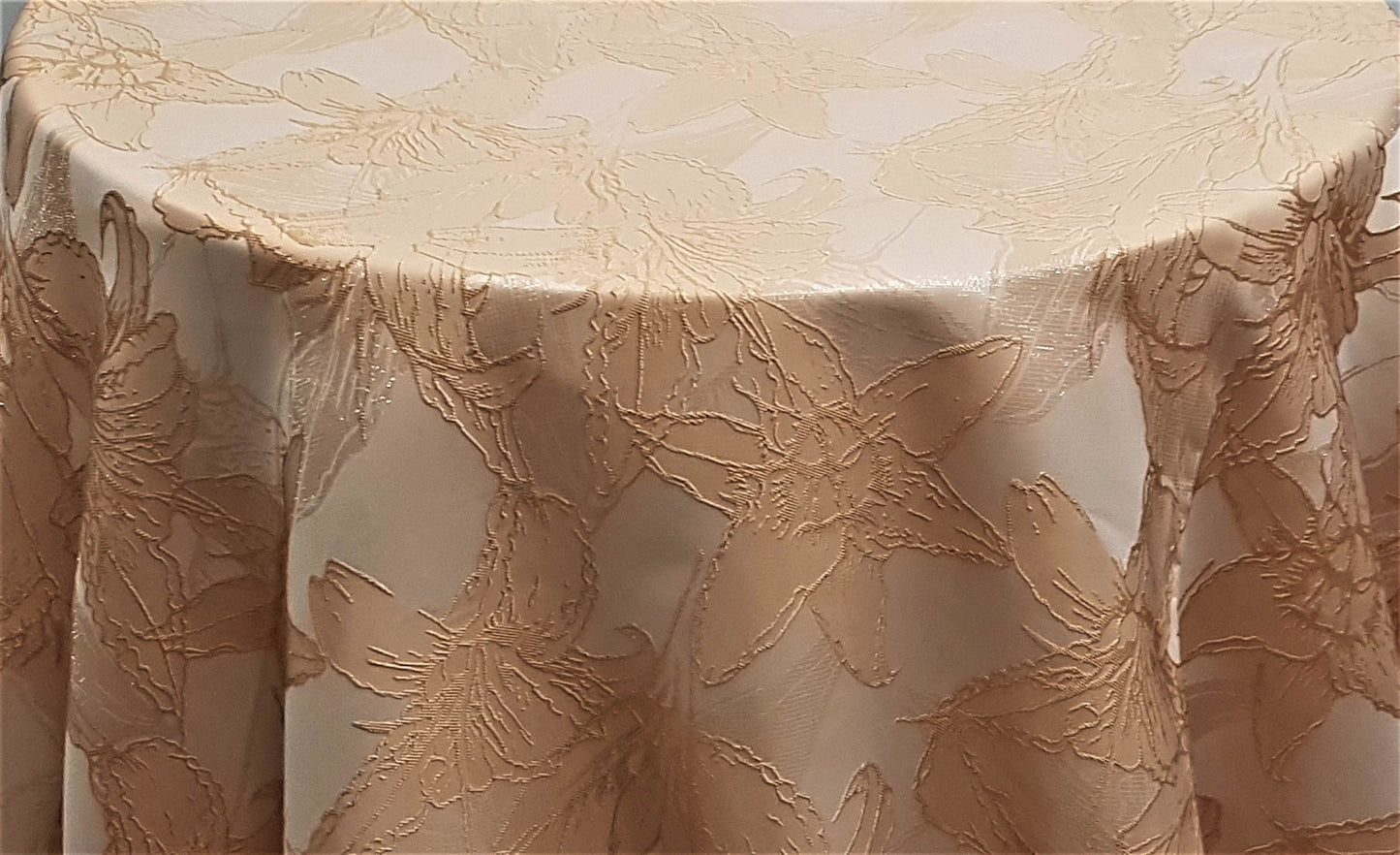 Champagne Floral Reef Jacquard