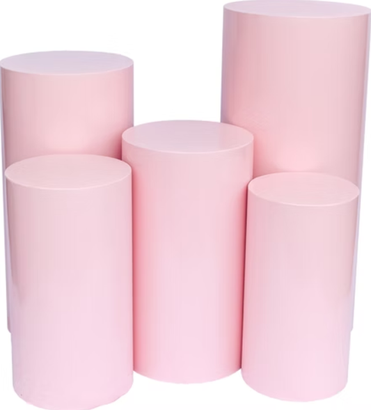 5-Piece Pink Plinth Set